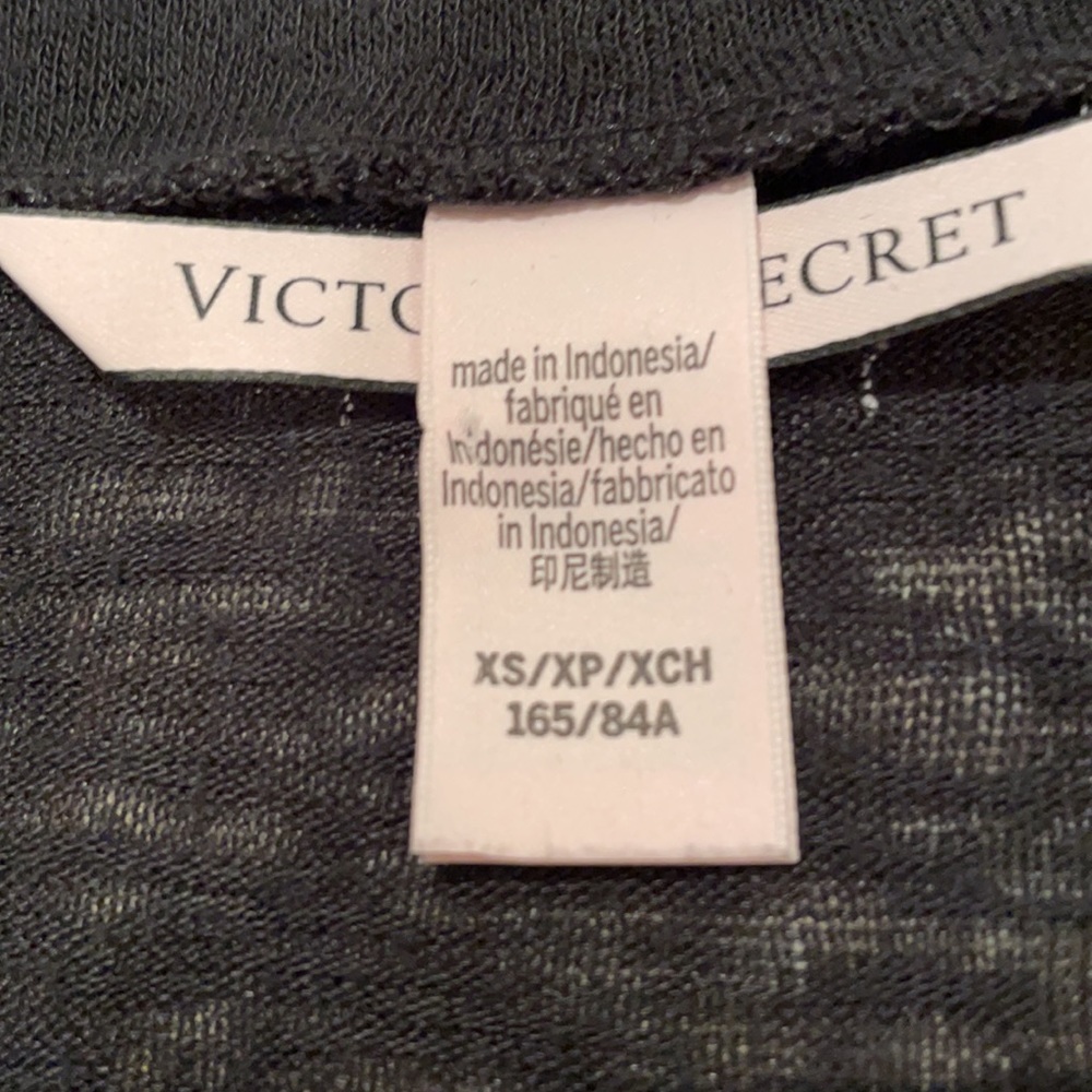 Victoria’s Secret top, black, viscose blend, XS - Picture 3 of 8
